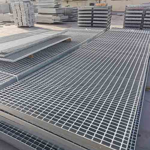 Singapore Galvanized Continuous Vehicular Steel Grating with Hinge Opening for Gutter Drain Cover