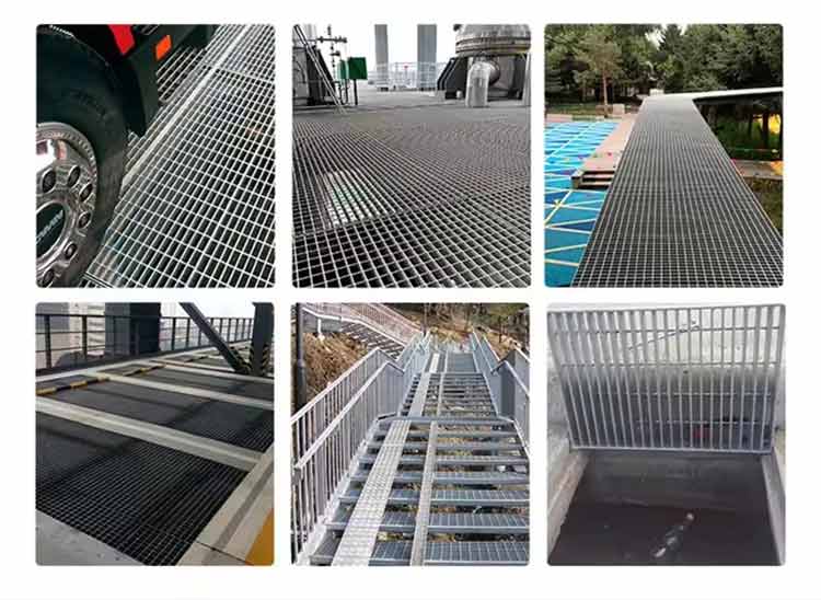 Rain drainage steel grating cover drainage trench stainless steel drain grate ditch for water system